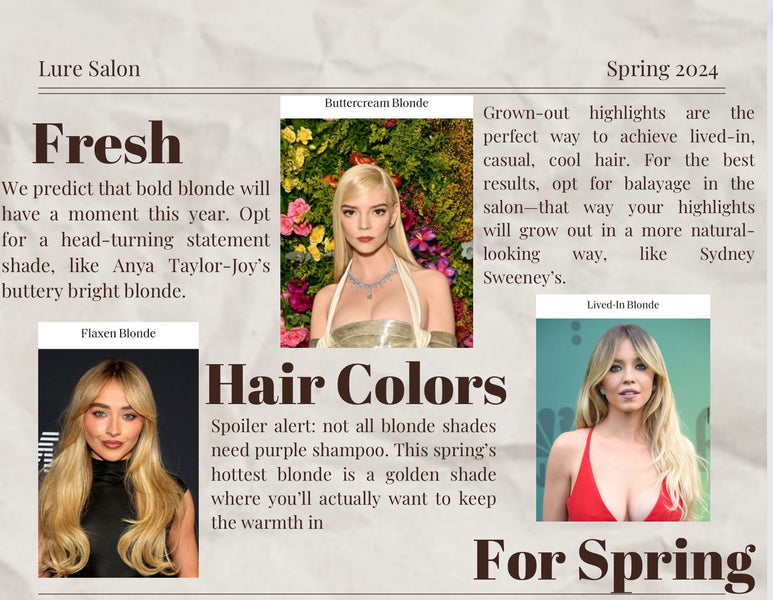 Fresh Hair Colors For Spring