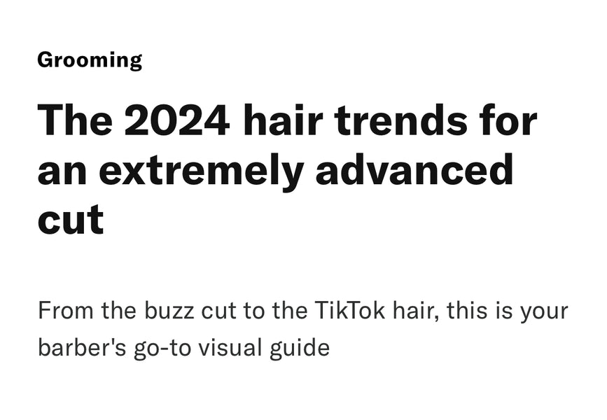 The 2024 Men Hair Trends